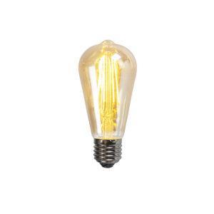 E27 stmívatelná LED lampa ST64 zlatá 5W 450 lm 2200K